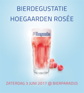 Bierdegustatie Hoegaarden Rosée Bierparadijs