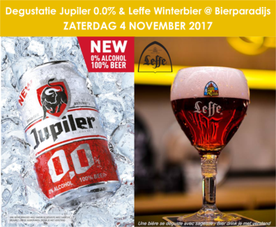 Degustatie Jupiler & Leffe Bierparadijs