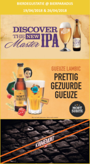 Viven Master IPA, Mort Subite Gueuze Lambic & Kwaremont - Degustatie Bierparadijs